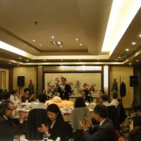 2011年4月香港校長團赴山西交流考察，省政府領導設宴接待