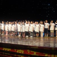 2011年8月10日九龍塘小學赴京參賽時彩排現場